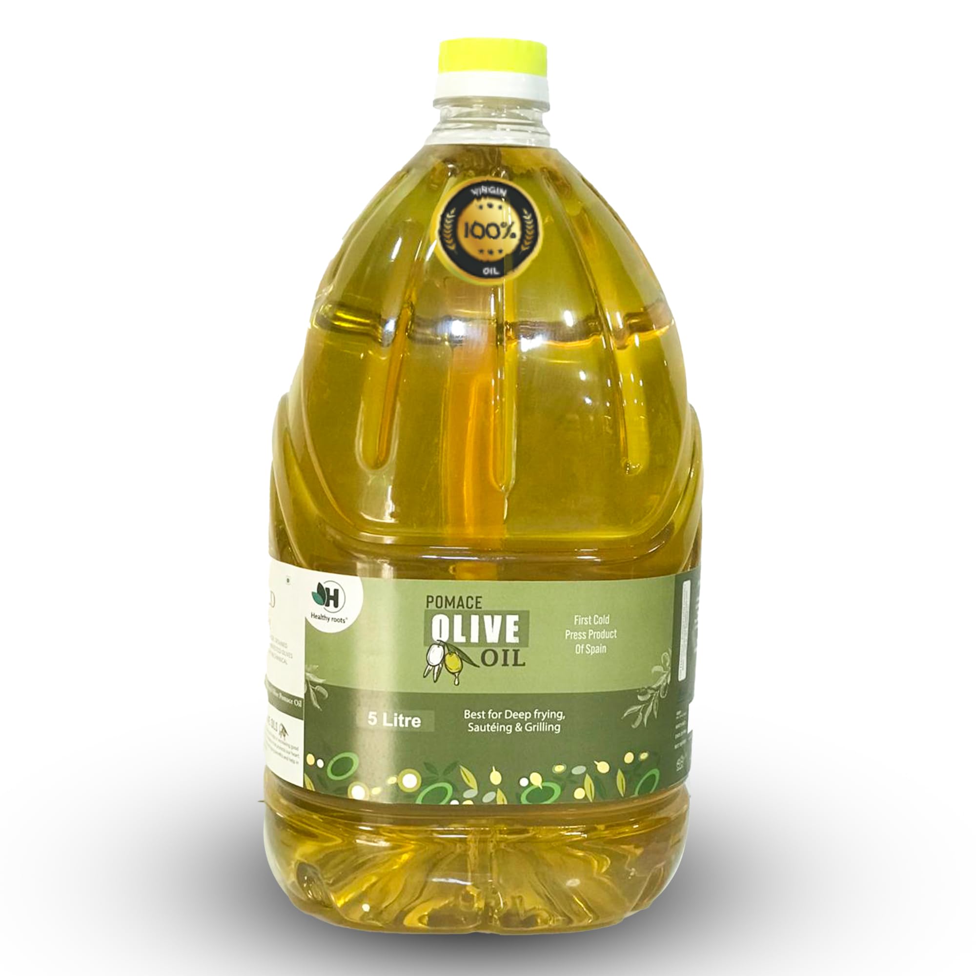 See full amazon price history chart for Healthy Roots Extra Pure 100% Spanish Pomace Olive Oil 5 L - Cold Pressed, Perfect for Deep Frying and Ideal for All Indian Cooking (5l*pack of 2) Healthy Roots Extra Pure 100% Spanish Pomace Olive Oil 5 L - Cold Pressed, Perfect for Deep Frying and Ideal for All Indian Cooking (5l*pack of 2) (B0CY73NCX7) Amazon Price History, Amazon Price Tracker