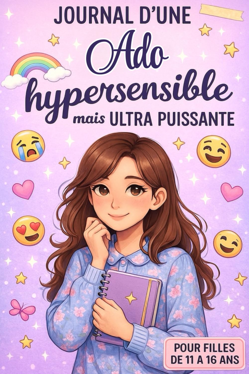Journal d’une Ado Hypersensible mais Ultra Puissante: Un livre pour ado fille de 11 à 16 ans pour comprendre ses émotions et devenir plus forte.