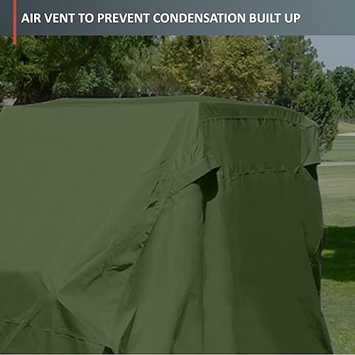 Miniatura 7 de Funda de almacenamiento resistente para carrito de golf de 4 pasajeros, protección premium para todo tipo de clima, se adapta a techos de 80