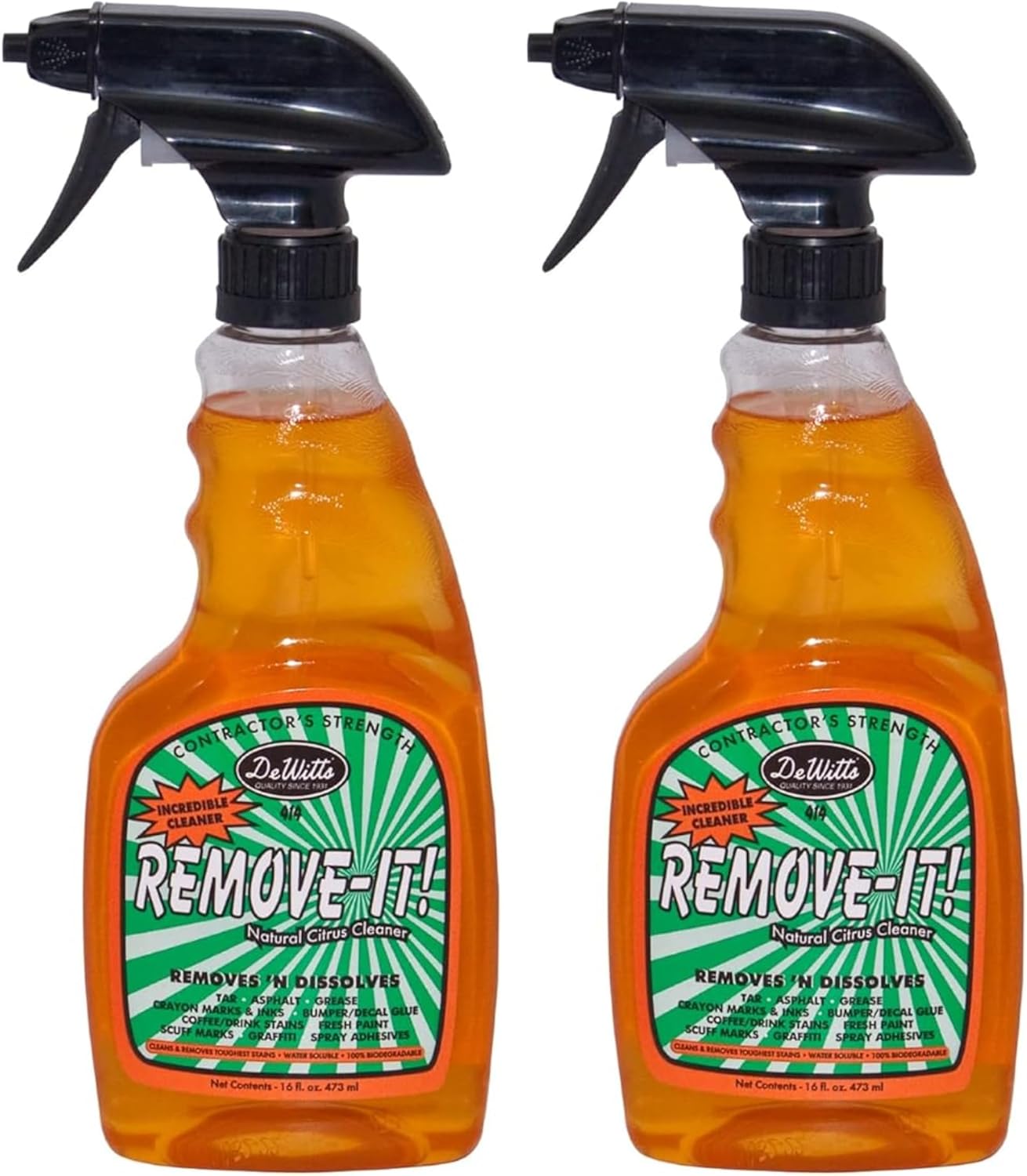 Dewitt's Remove It Citrus Cleaner 16 Fl.Oz. Bottle (2 Pack)