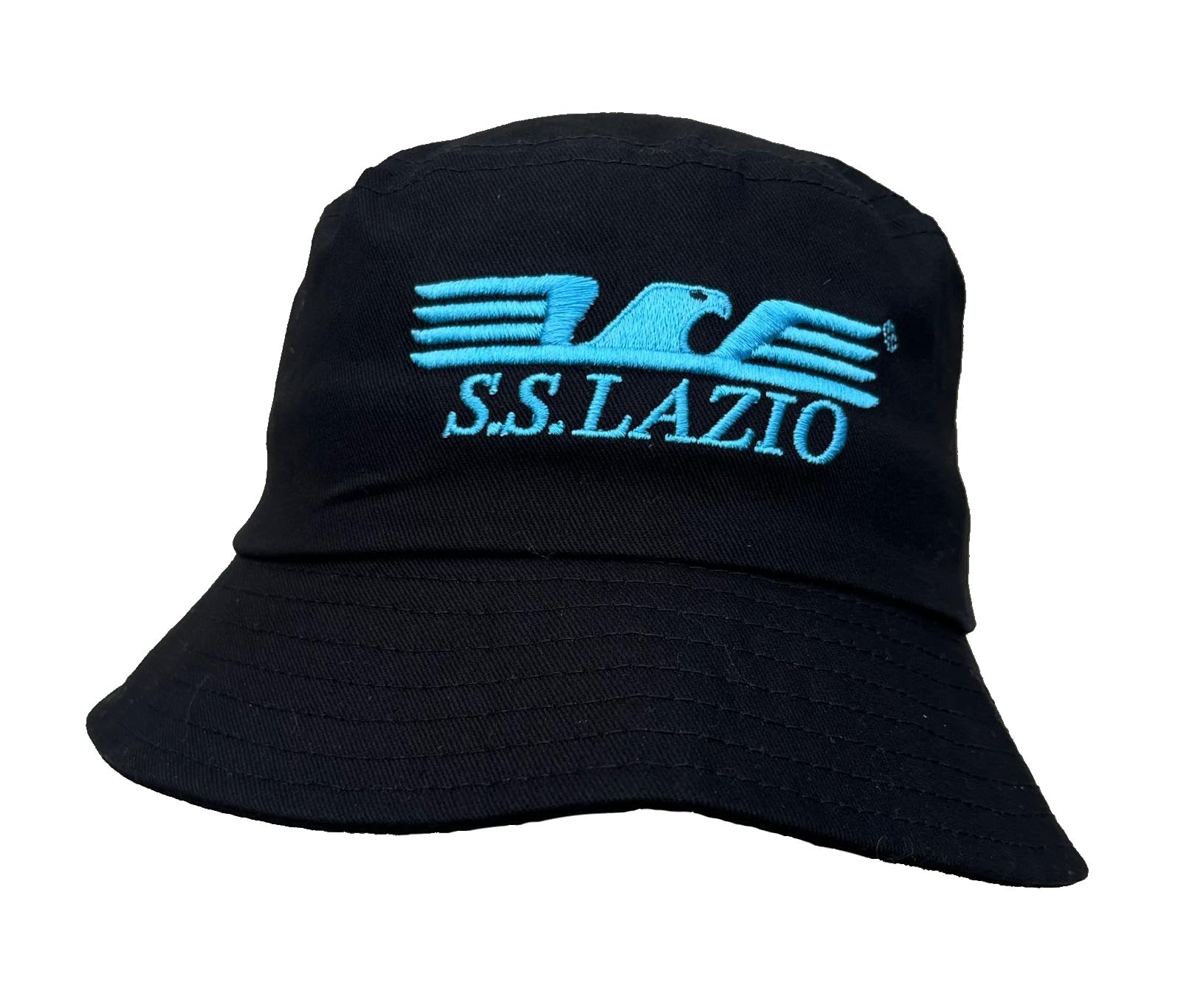 Cappello Pescatore Lazio Ufficiale Cappellino Berretto Nero CAPPESCLANE272