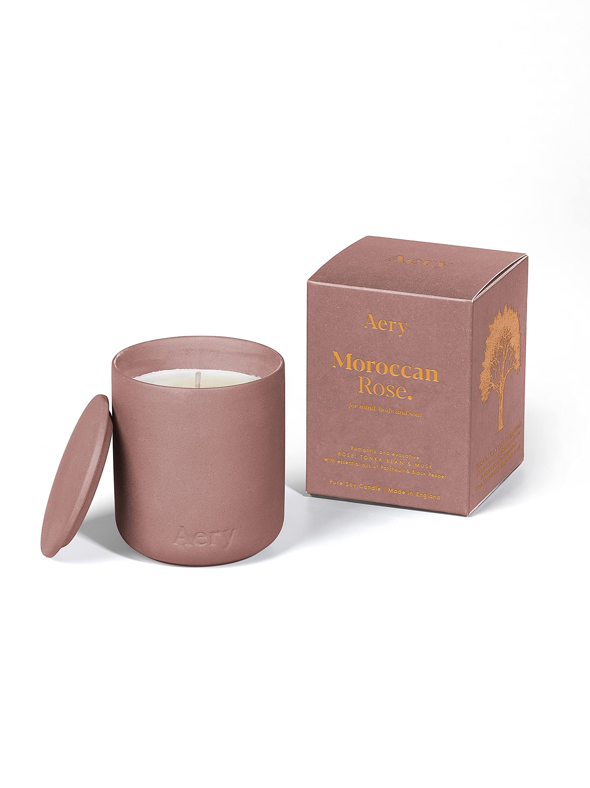 Aery Living   Moroccan Rose Candle 280g in Size 280g, BrandAlley