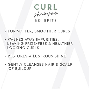 ALURAM Coconut Water Based Curly Hair Clarifying Shampoo and Conditioner - Color Safe Lightweight Formula for Medium to Course Hair - Sulfate & Paraben Free