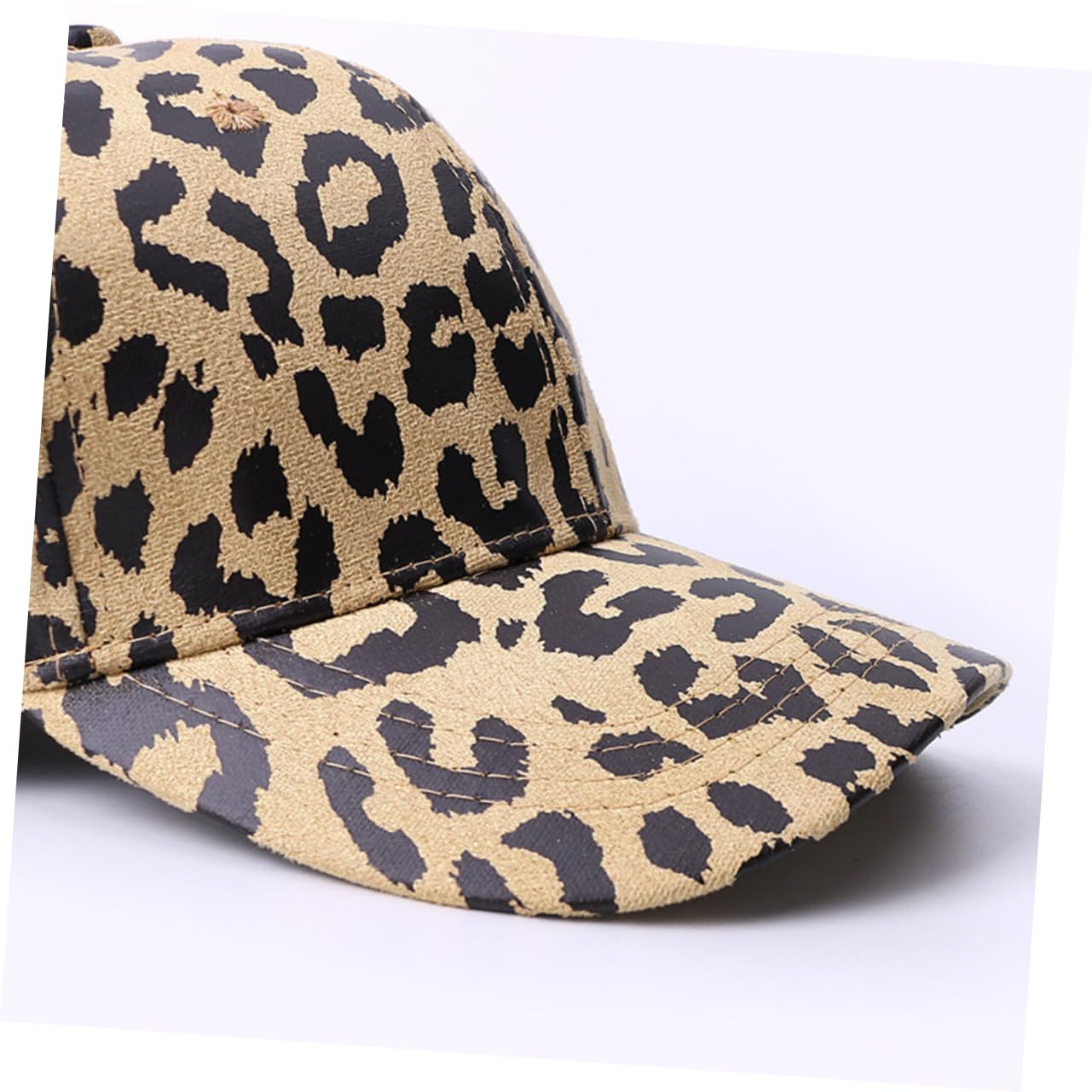 Parasole Cappello Anti UV Baseball di Cotone Cappello da Baseball Donna Leopard