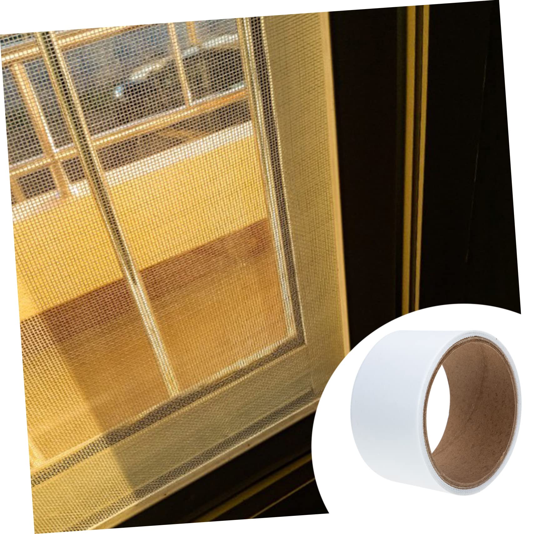 STOBOK 5 Rollen Screen Reparaturband Selbstklebend Stark Haftend für Verschiedene Oberflächen zur Reparatur von Löchern und Rissen Fliegengittern Türen und Zelten