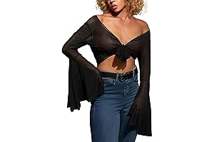 Rave Bell Lace Sleeve Top: Embrace Ethereal Grace