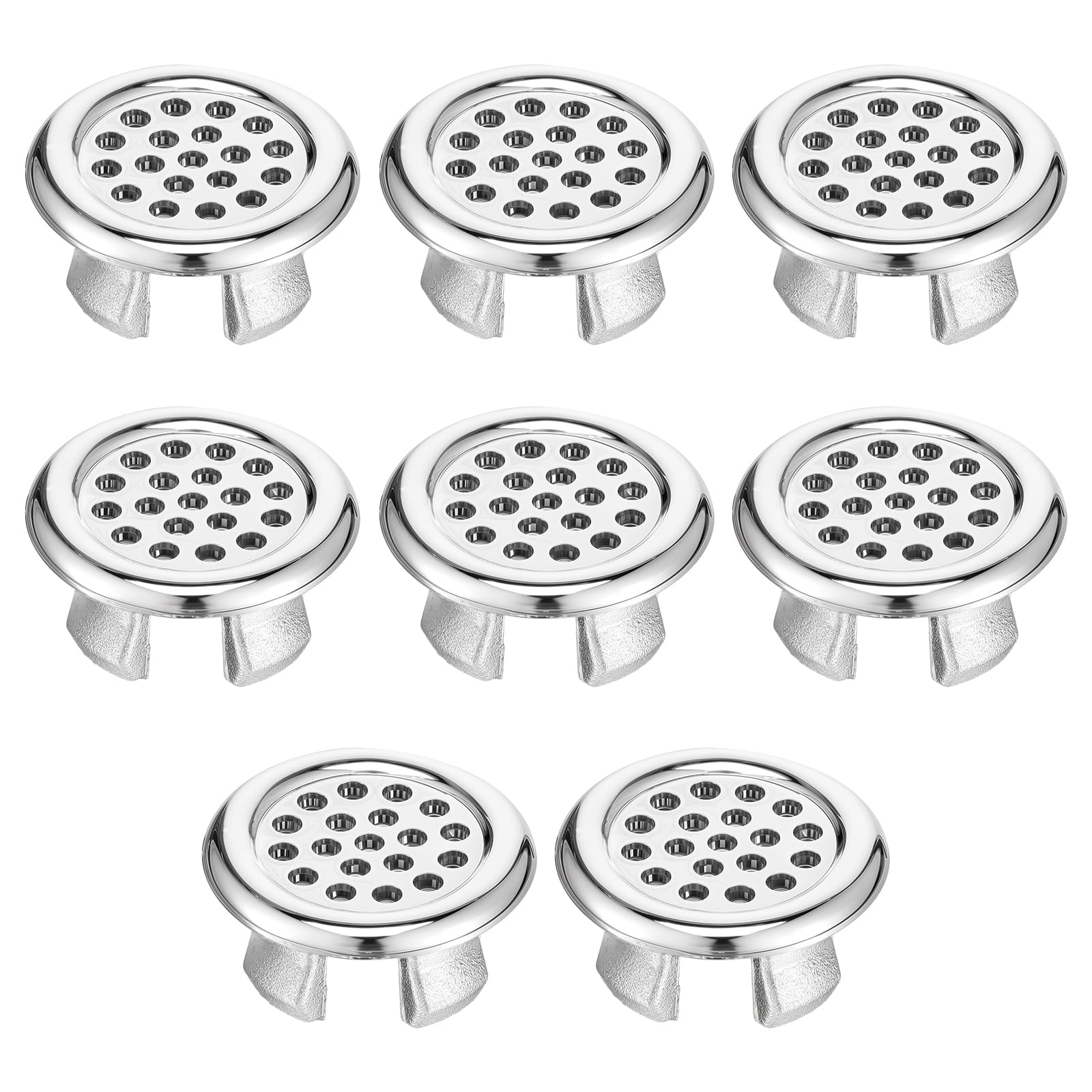 8 Piezas De Anillo De Desbordamiento De Lavabo, Cubierta De Rebosadero Para Lavabo, Revestimiento De Sifón Para Lavabo, Roseta De Rebosadero