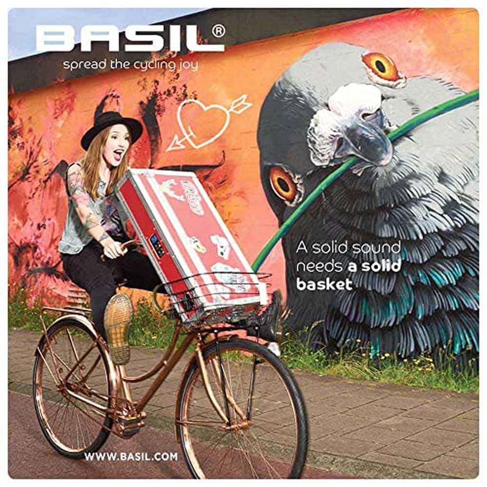 Basil Robin Cestino per bicicletta, Unisex Adulto