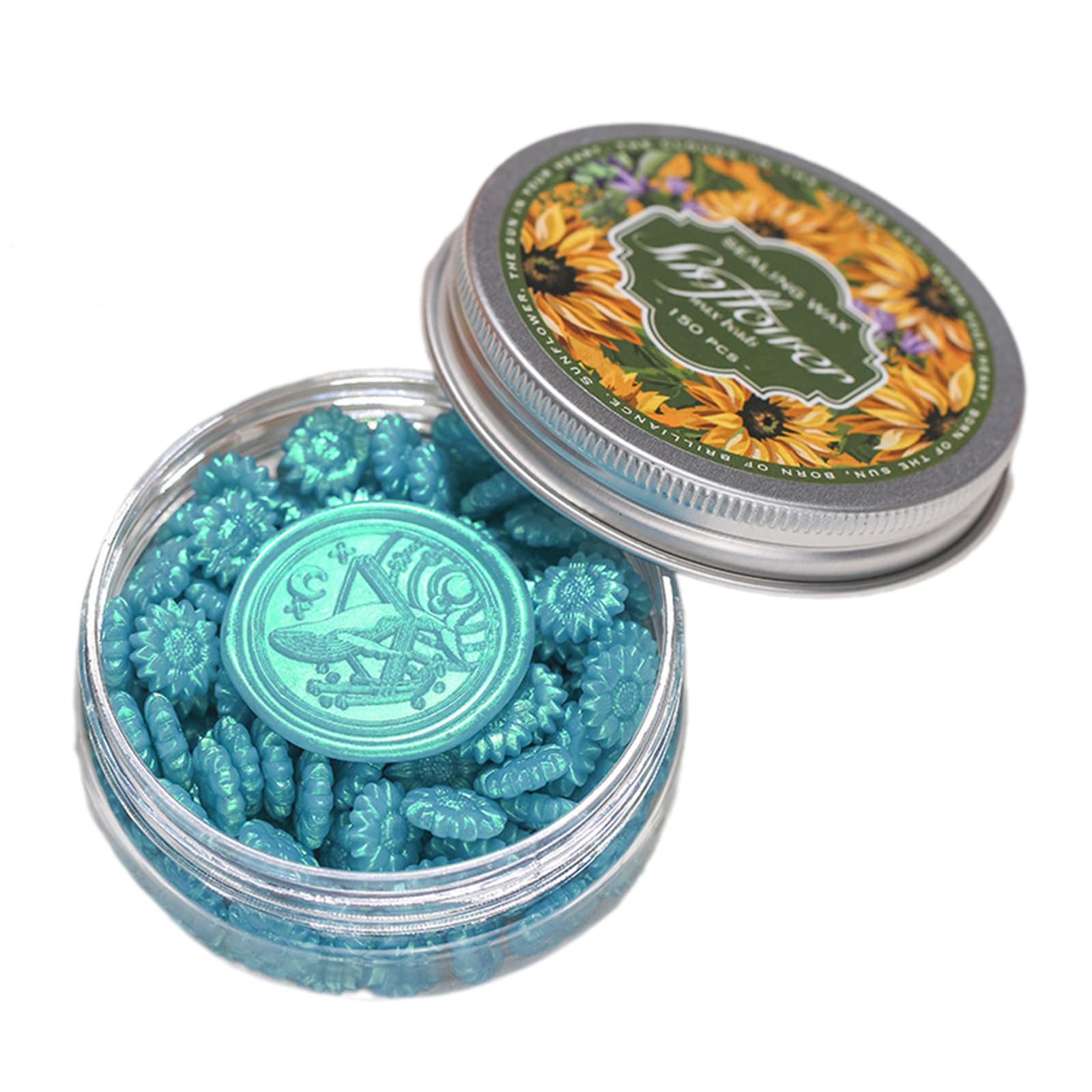 Tsophreniq 150PCS Flower Seal Beads for Invitation Envelope Decorations Invitation Embellishment