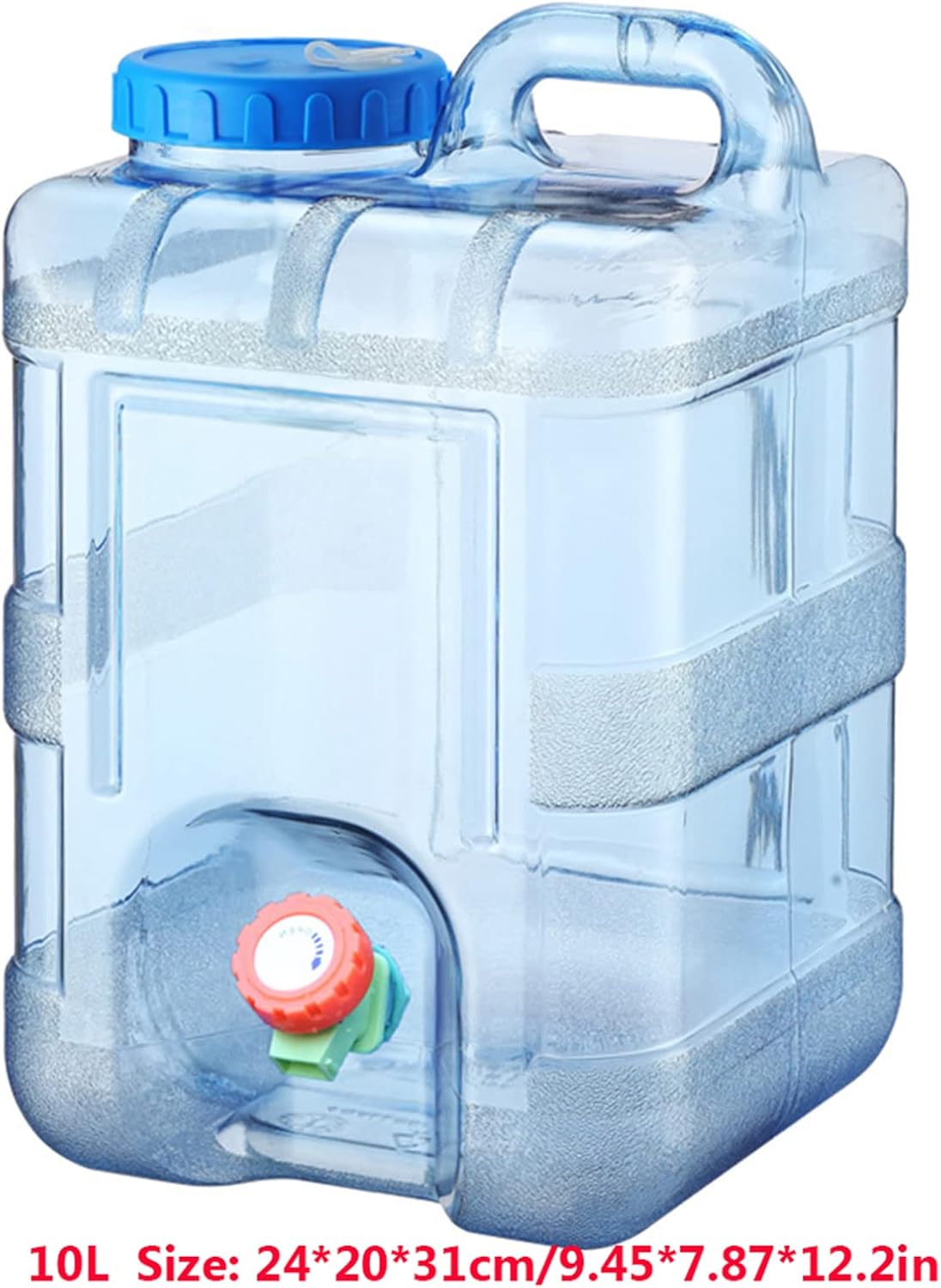 5/5.5L/7.5/8/10/12L Capacity Outdoor Water Bucket Portable Driving Water Storage Bucket Tank Container with Faucet for Camping Picnic