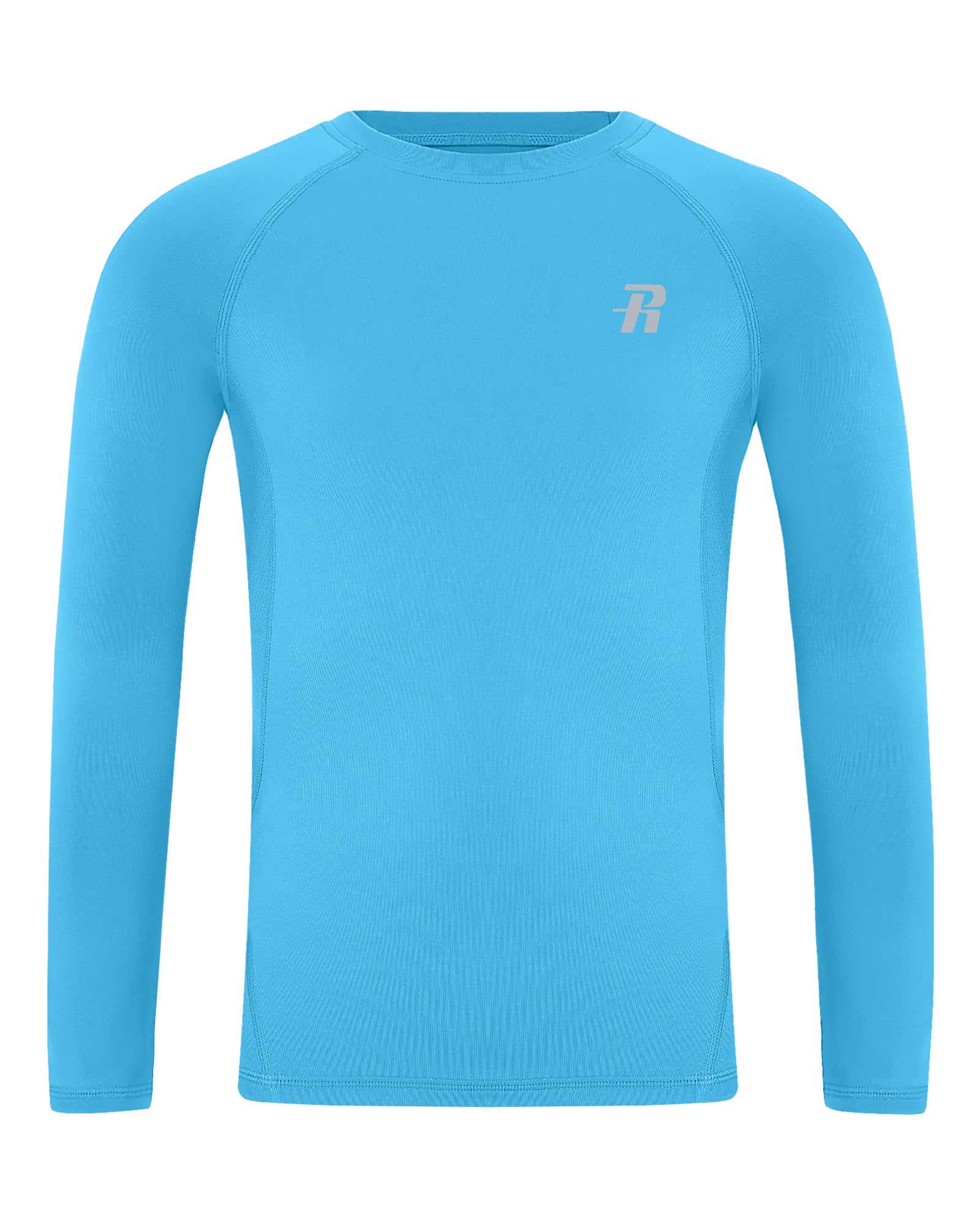 Runhit Kompressionsshirt für Jungen Langarm, 1-2 Pack Funktionsshirt Kinder mit UPF 50+, Atmungsaktives Unterziehshirt Schnell Trocknend Baselayer für Fußball & Outdoor