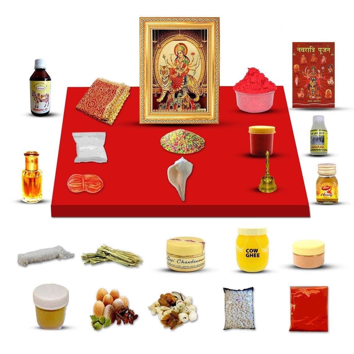 Ambe Mata Puja Kit la solution complète contre le manque d'ingrédients rituels