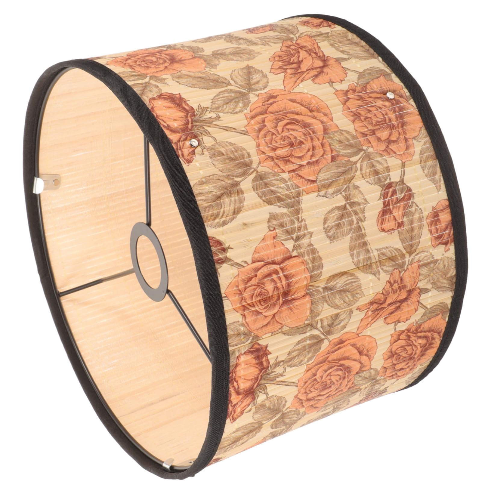 SHINEOFI Pantalla De Lámpara De Bambú Decorativa Para Techo Adaptable Comedor y Sala