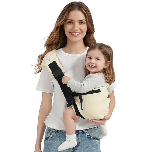 Portabebés ajustable para niños pequeños, de 8 a 40 libras, portabebés ligero para niños pequeños, portabebés de cadera para niños pequeños, talla