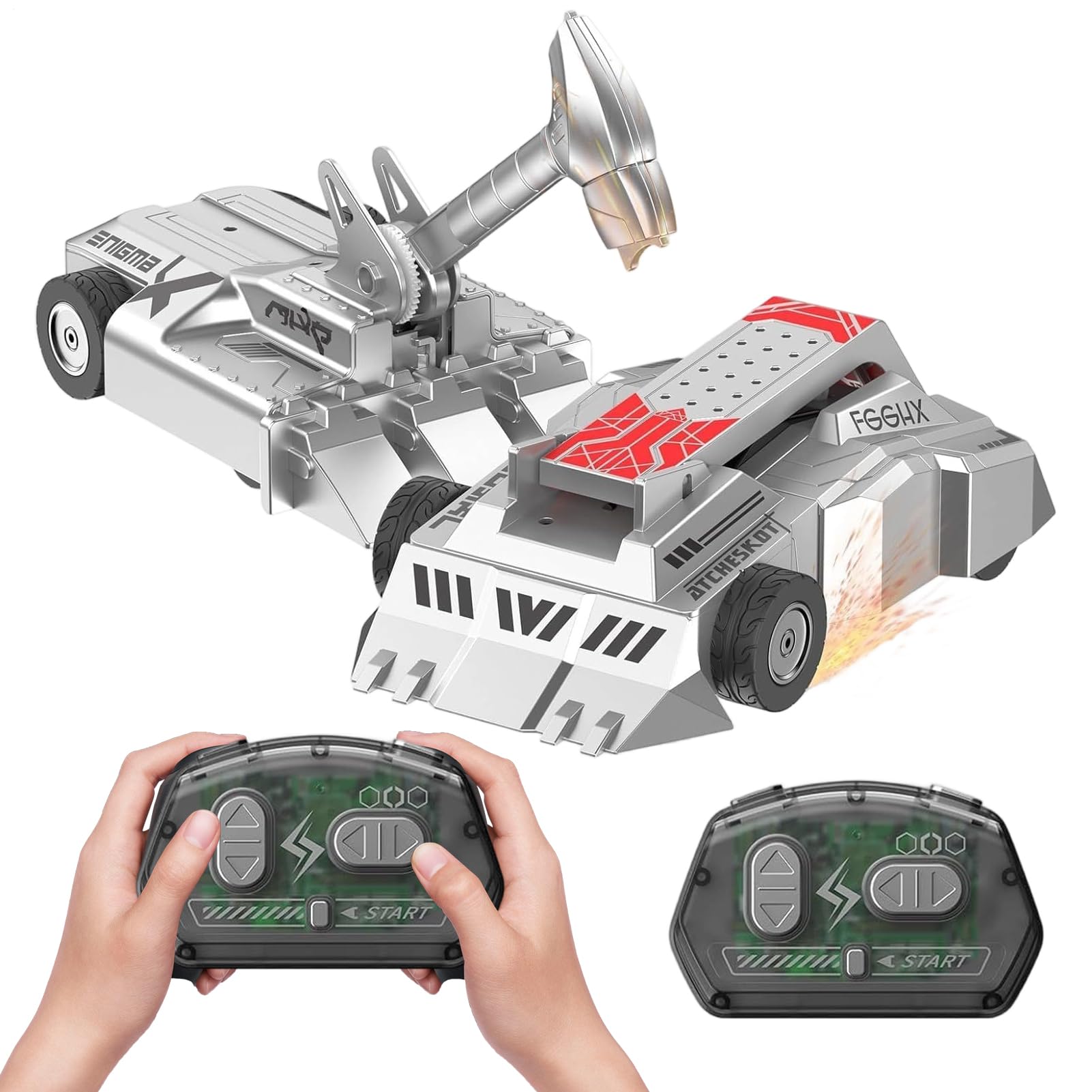 Remote Control Battle Robots | STEM Car Toys | Interactive Toy Car - for Collectors Birthday Holiday Backyard Park Garden Living Room Bedroom School Projects Weekend Activity