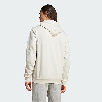 adidas Men's Essentials Fleece Hoodie, Alumina at Amazon