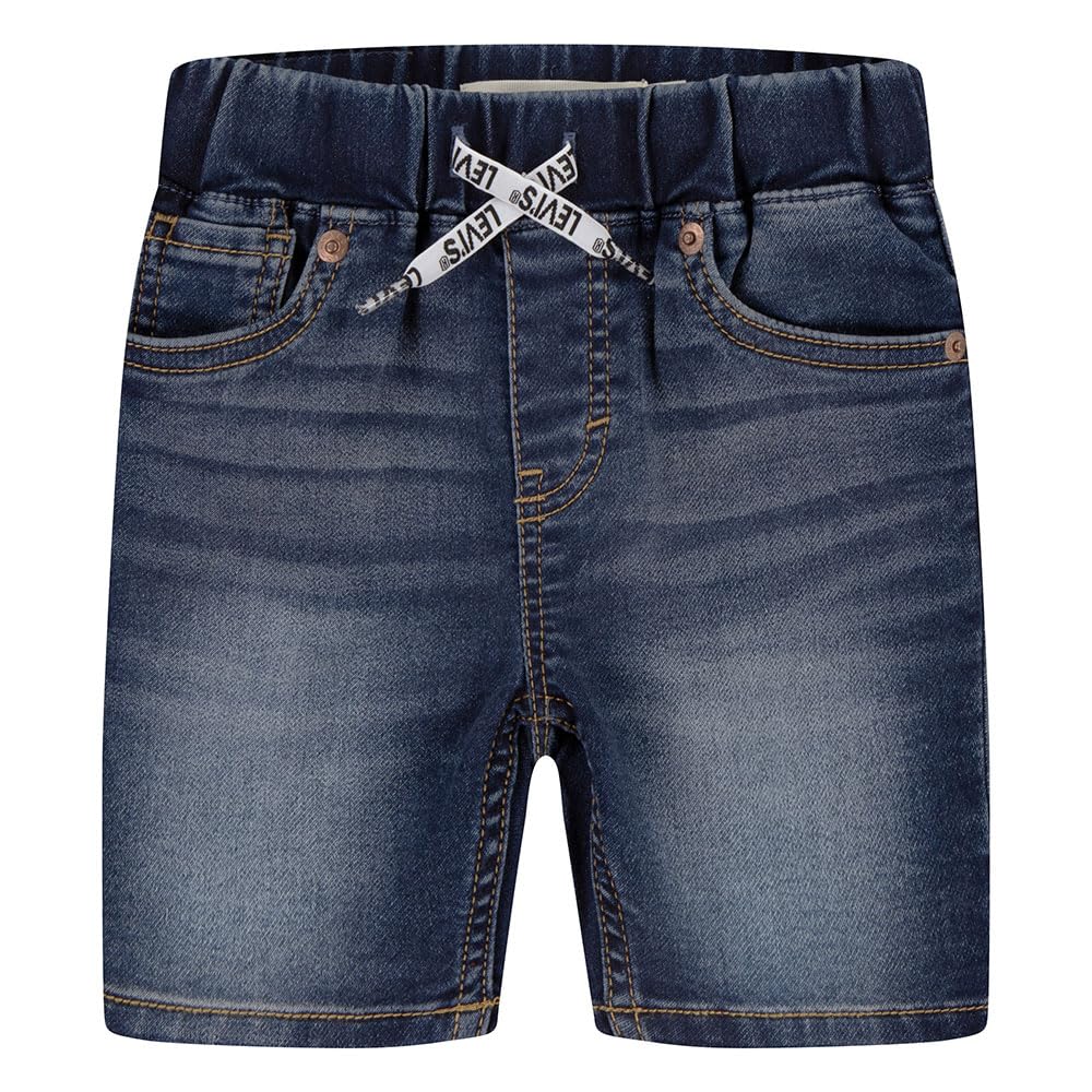 Levi's Kids Skinny Shorts With Elasticated Waistband Dark Blue 12Y (150Cm)