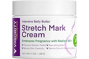 Best Stretch Mark Cream for Pregnancy, Maternity Belly Butter 4 Oz