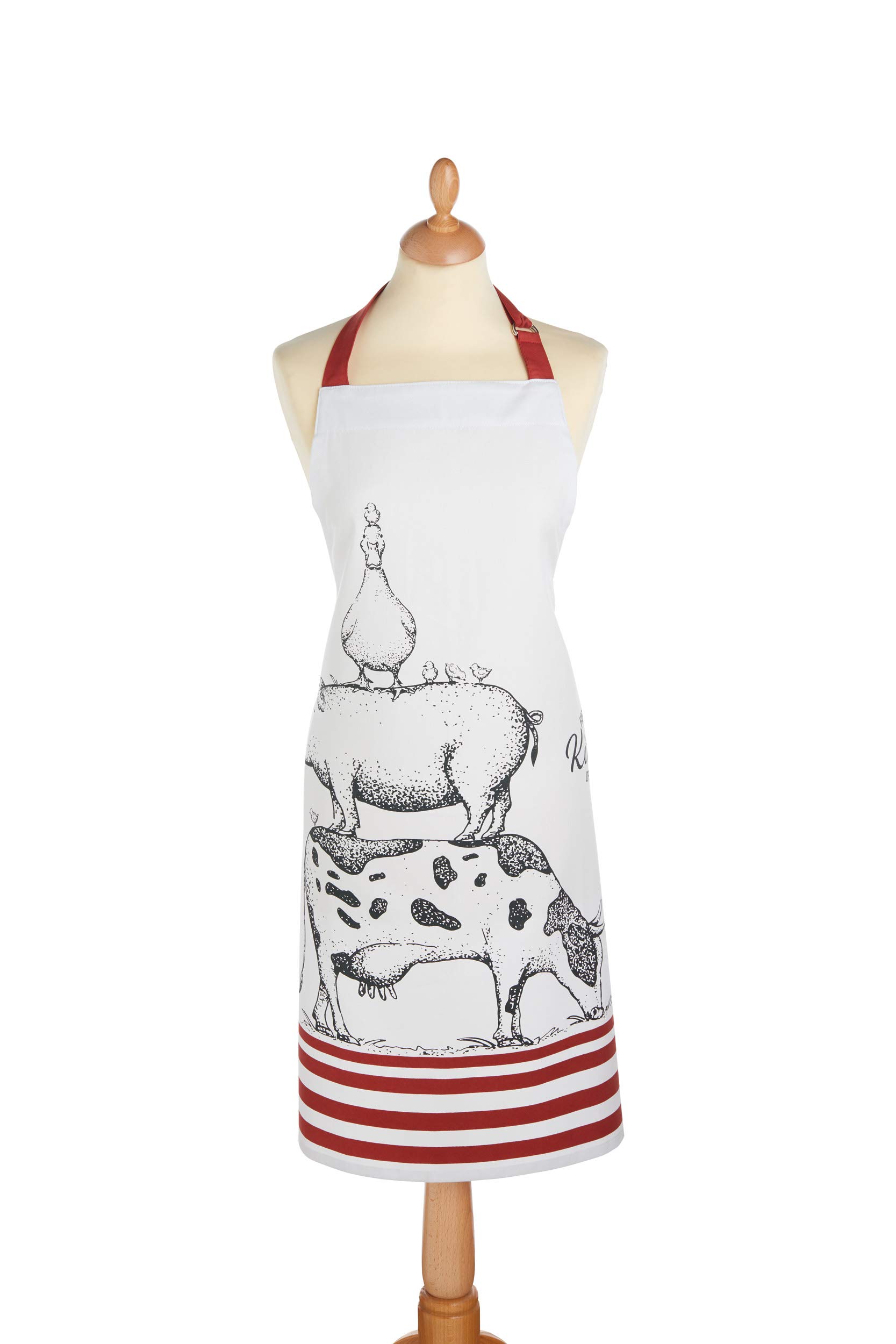 Cooking Apron Adults Kitchen Farmyard Animals Baking Chef Farmhouse Adjustable