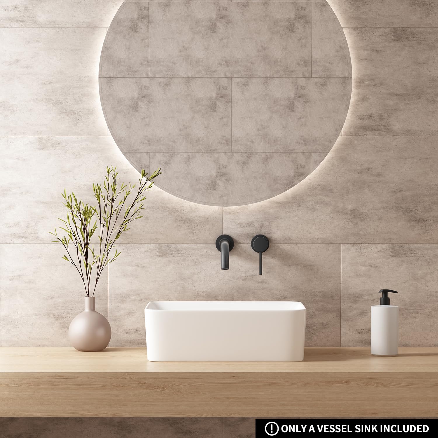 Fregaderos rectangulares de baño de 16 x 12 pulgadas, fregadero de baño pequeño, moderno y clásico de porcelana blanca, fregadero de cerámica para baños, tocadores, baños