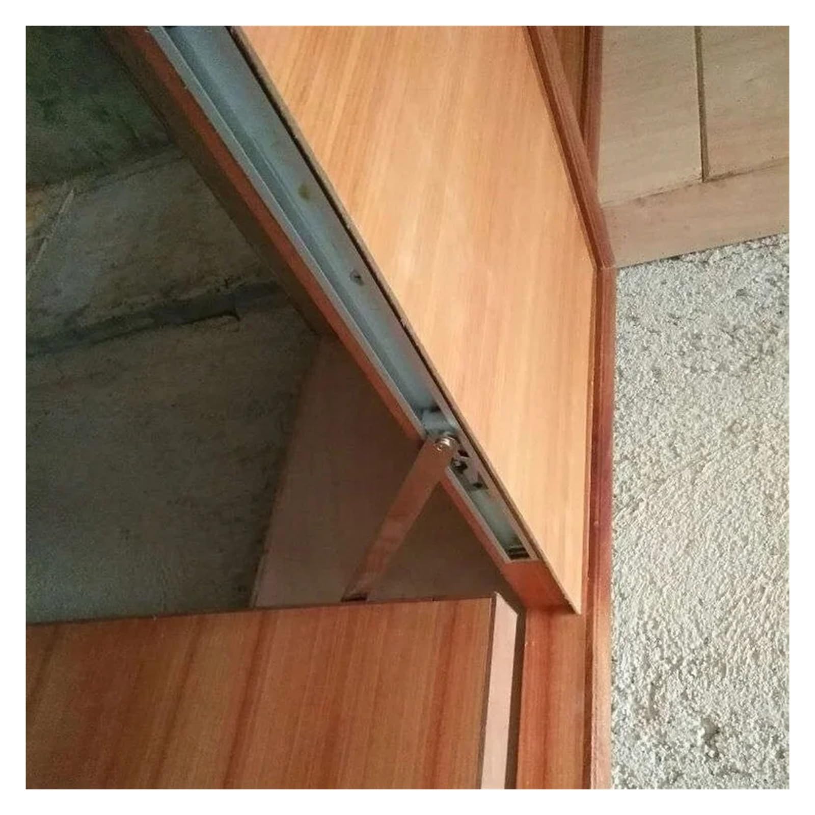 Chiudiporta idraulico nascosto, supporto invisibile, regolabile da 65 kg | Ferramenta for porte automatiche for sistema di chiusura idraulica delle porte domestiche
