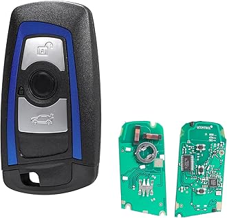 3 Buttons BMW Blue Remote Car Key Fob For BMW 1 2 3 4 SERIES F20 F22 F30 F31 F32 BDC/CAS4/CAS4 FEM 868MHZ