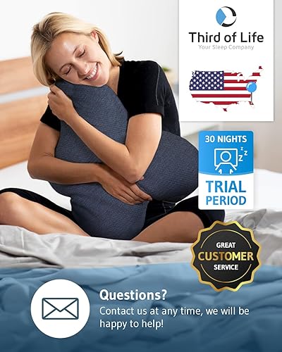 Miniatura 7 de Third of Life ACAMAR Quickdry - Almohada de espuma viscoelástica diseñada en Alemania - Ergonómica con funda de almohada extraíble de secado rápido