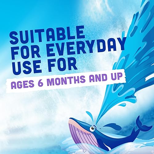 Miniatura 5 de Afrin Bruma salina hidratante para niños para congestión nasal diaria y nariz seca, enjuague nasal salino isotónico de agua de mar con boquilla de