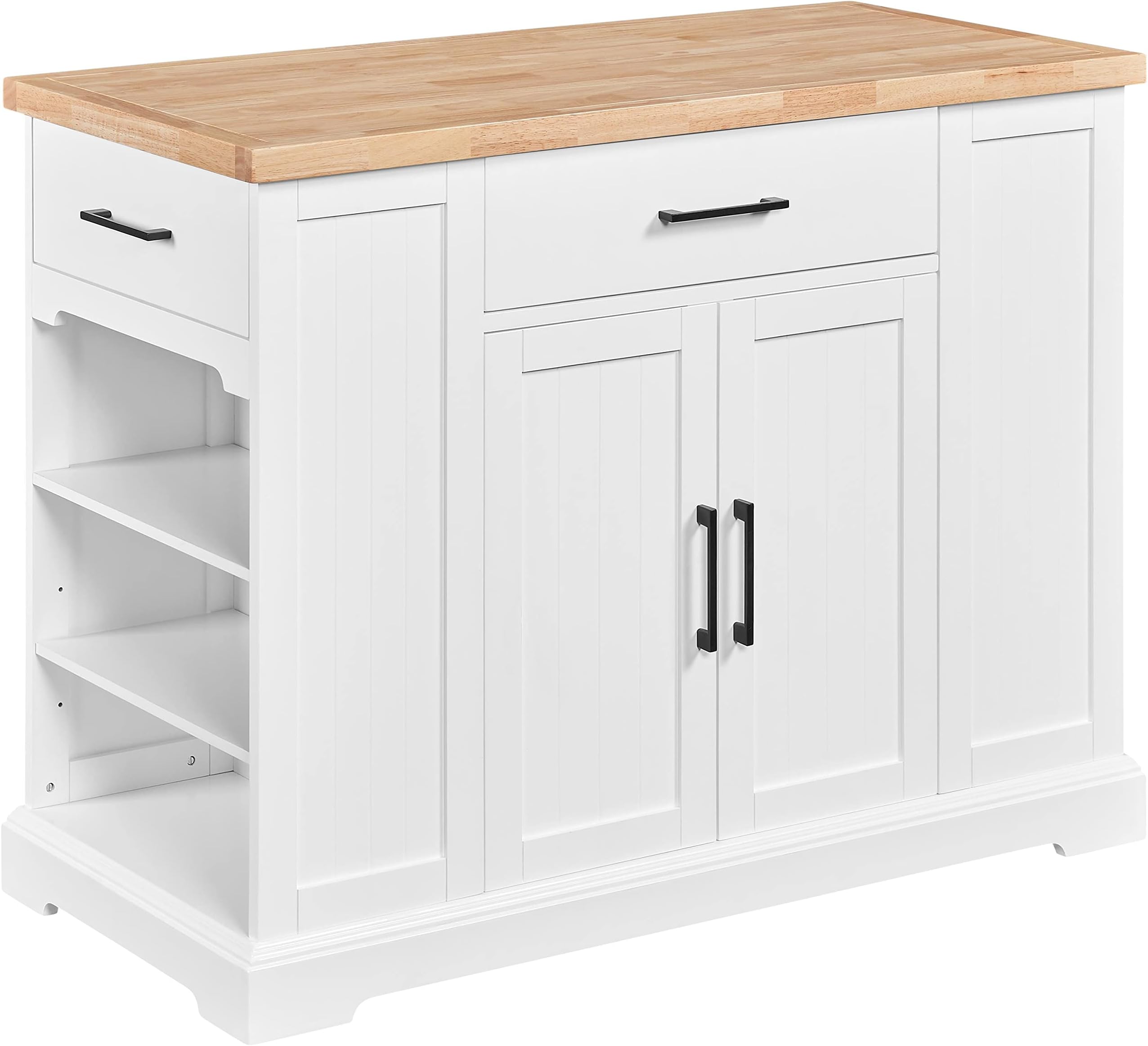 Kitchen Island Storage Cabinet with 3 Drawers