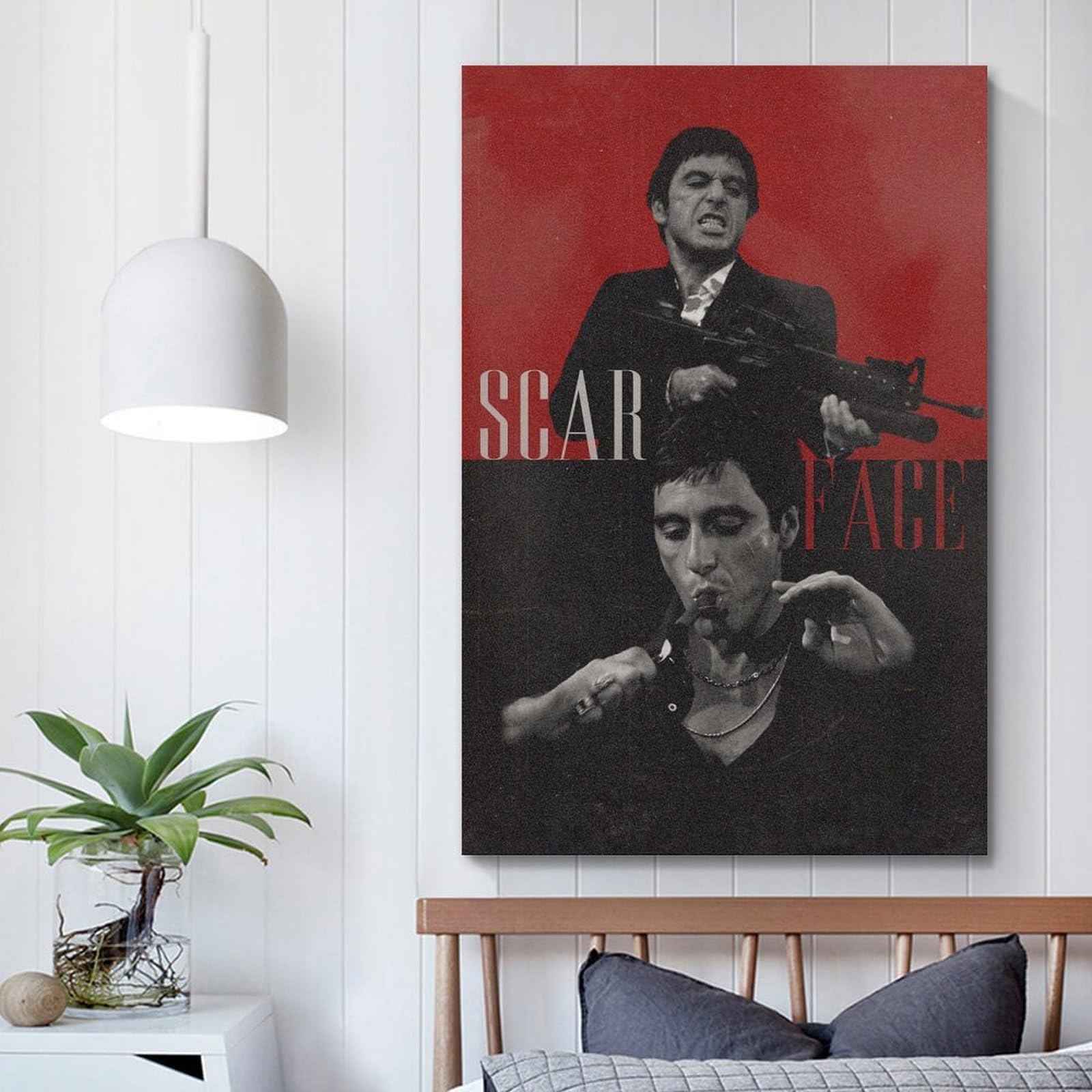 Amazon.com: Scarface Vintage Movie Canvas Art Poster - 12x18inch