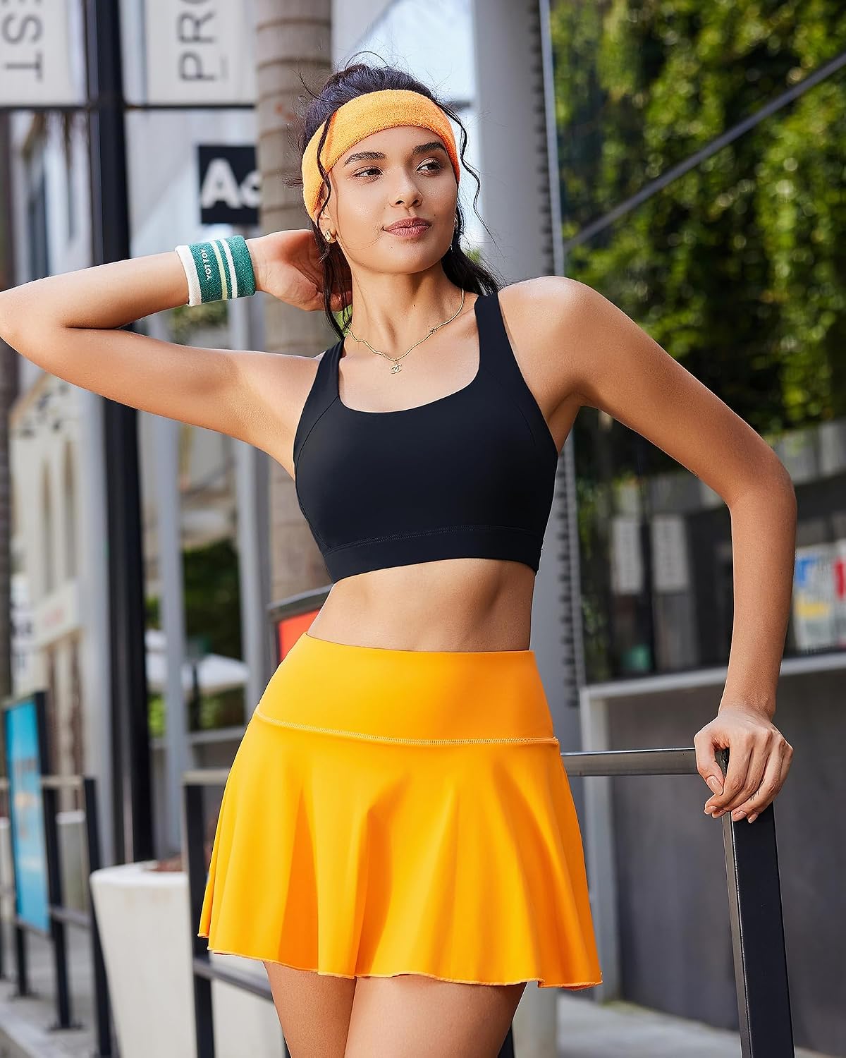 RUNNING GIRL Adjustable Straps High Impact Sports Bra image 4