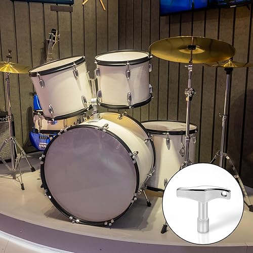 Miniatura 7 de Llave de afinador de tambor, herramienta de llave de tambor, broca de afinación de tambor, afinador de llave de tambor para batería acústica y