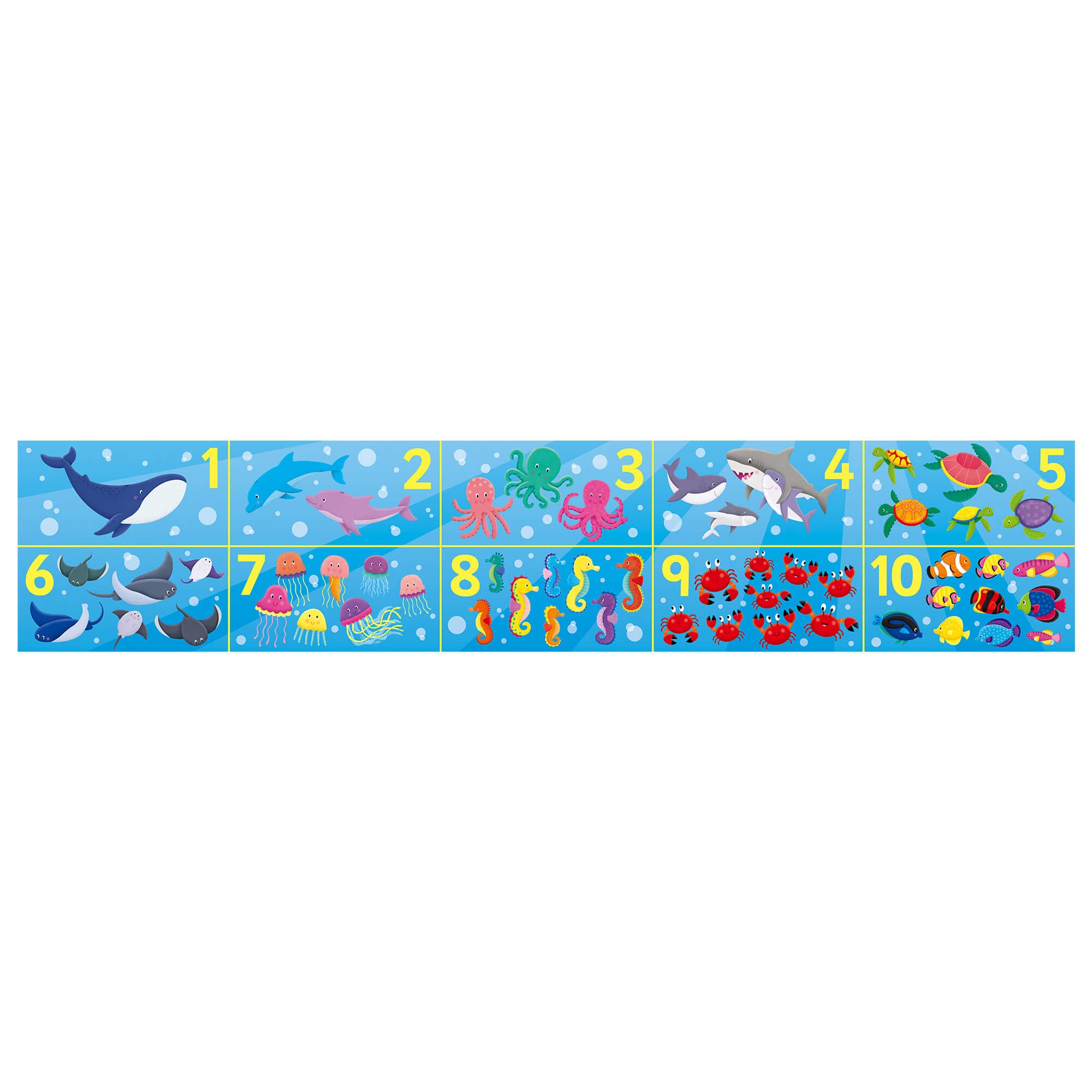 Galt Toys, Giant Floor Puzzle - Counting Creatures, Floor Puzzles for Kids, Ages 3 Years Plus