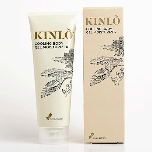 Kinlo Gel hidratante refrescante Loción corporal hidratante de aloe glicerina mentol mandarina Cuidado de la piel de propiedad negra Gel corporal