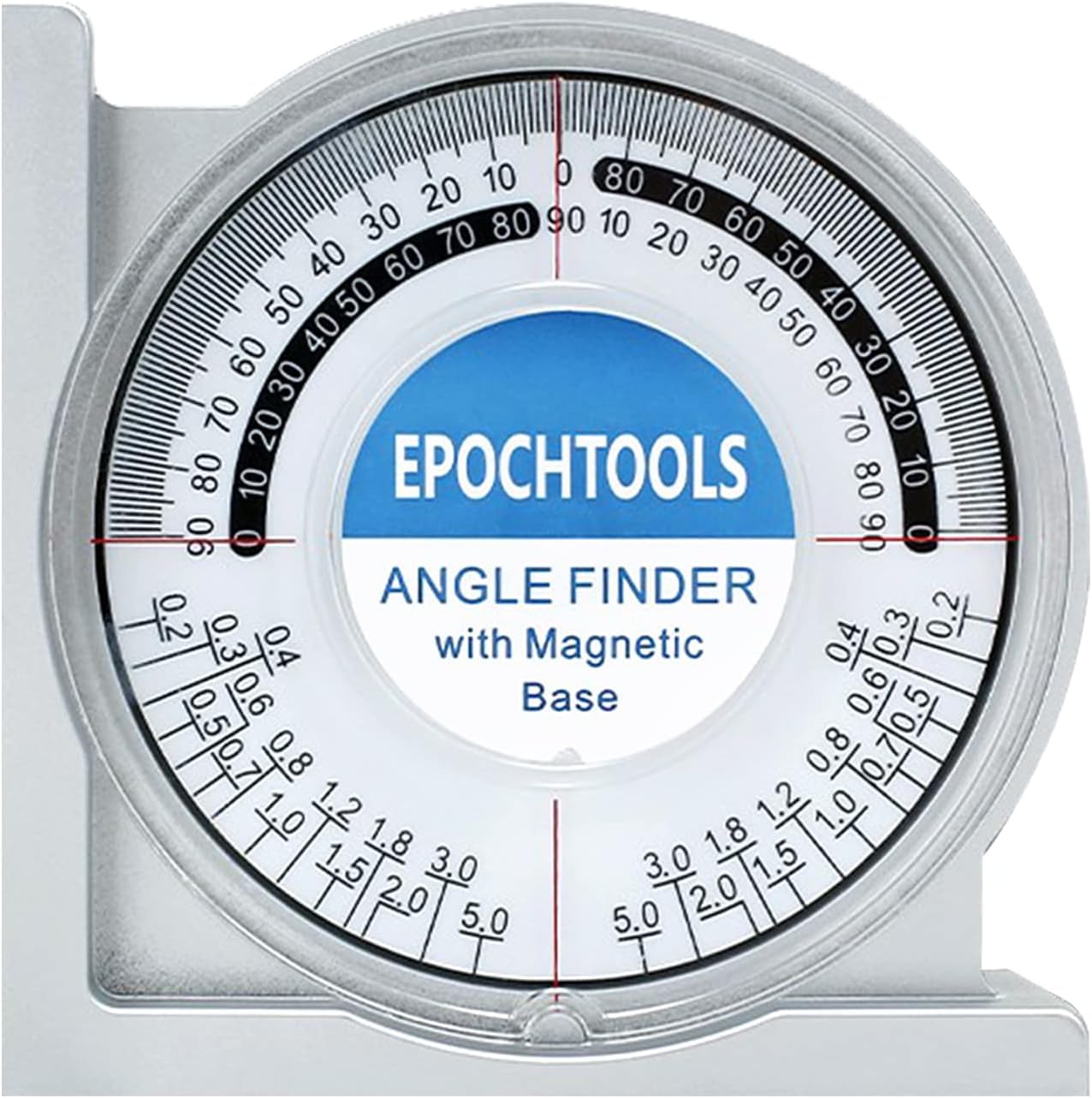 Hetkrishi Magnetic Protractor, Angle Finder Locator Mini Inclinometer Measurement Tool with Comparison Table, Level Bubble for Plumbing Jobs, Constructional Engineering-image-37