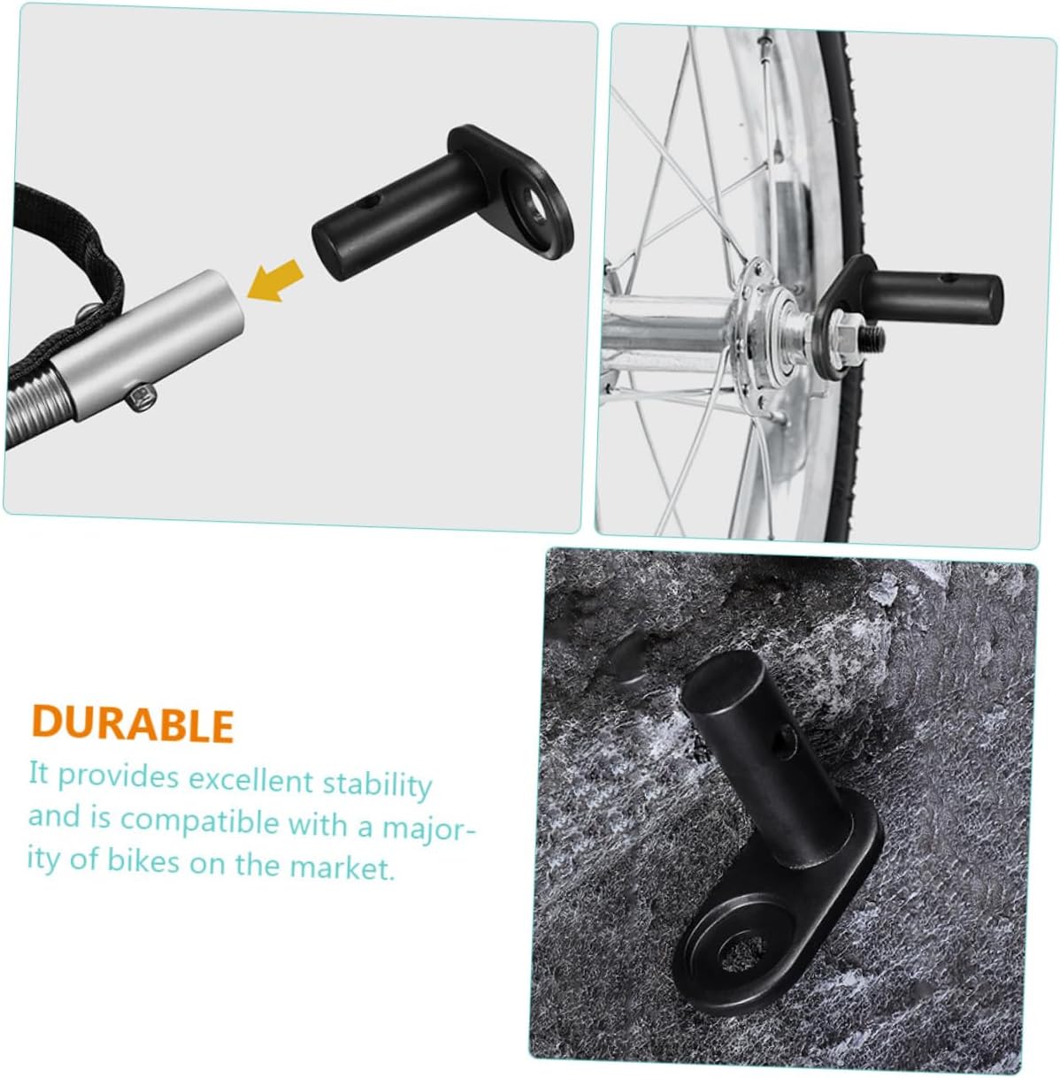 Garneck 3pcs Bike Trailer Accessories Pet Trailer Parts Bike Coupler Attachment for Dog Cart