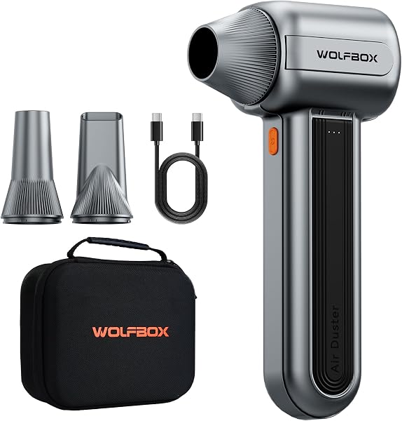 Souffleur de feuilles sans fil léger 0,83 kg, batterie rechargeable, vitesse réglable
