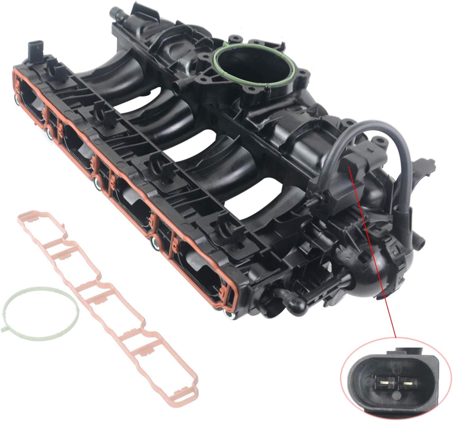 06H133201AN Engine Intake Manifold Replacement for 2009-2016 Audi A4 A6 Q5 2.0 TFSI CAEB CAED 06H133201AT MSQ-CD
