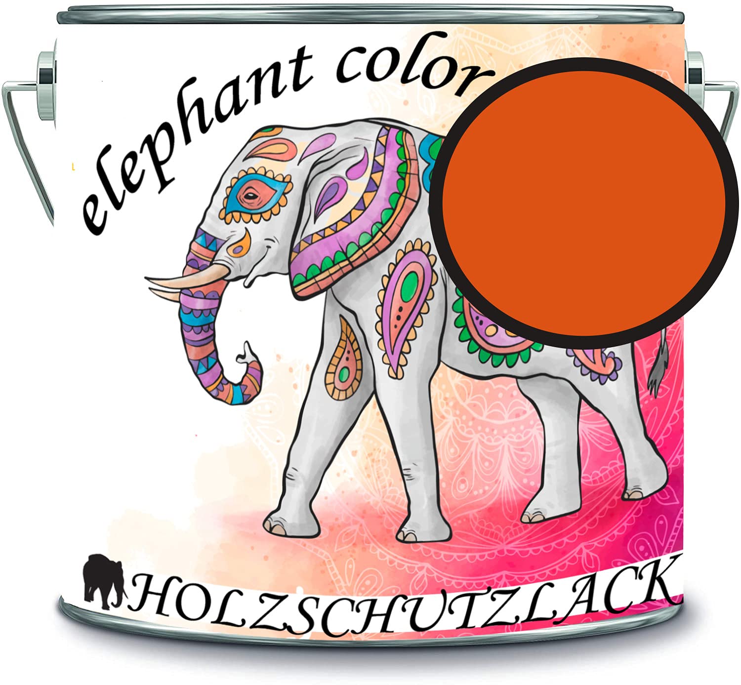 Protection contre les intempéries pour bois peinture orange anti-écaillement