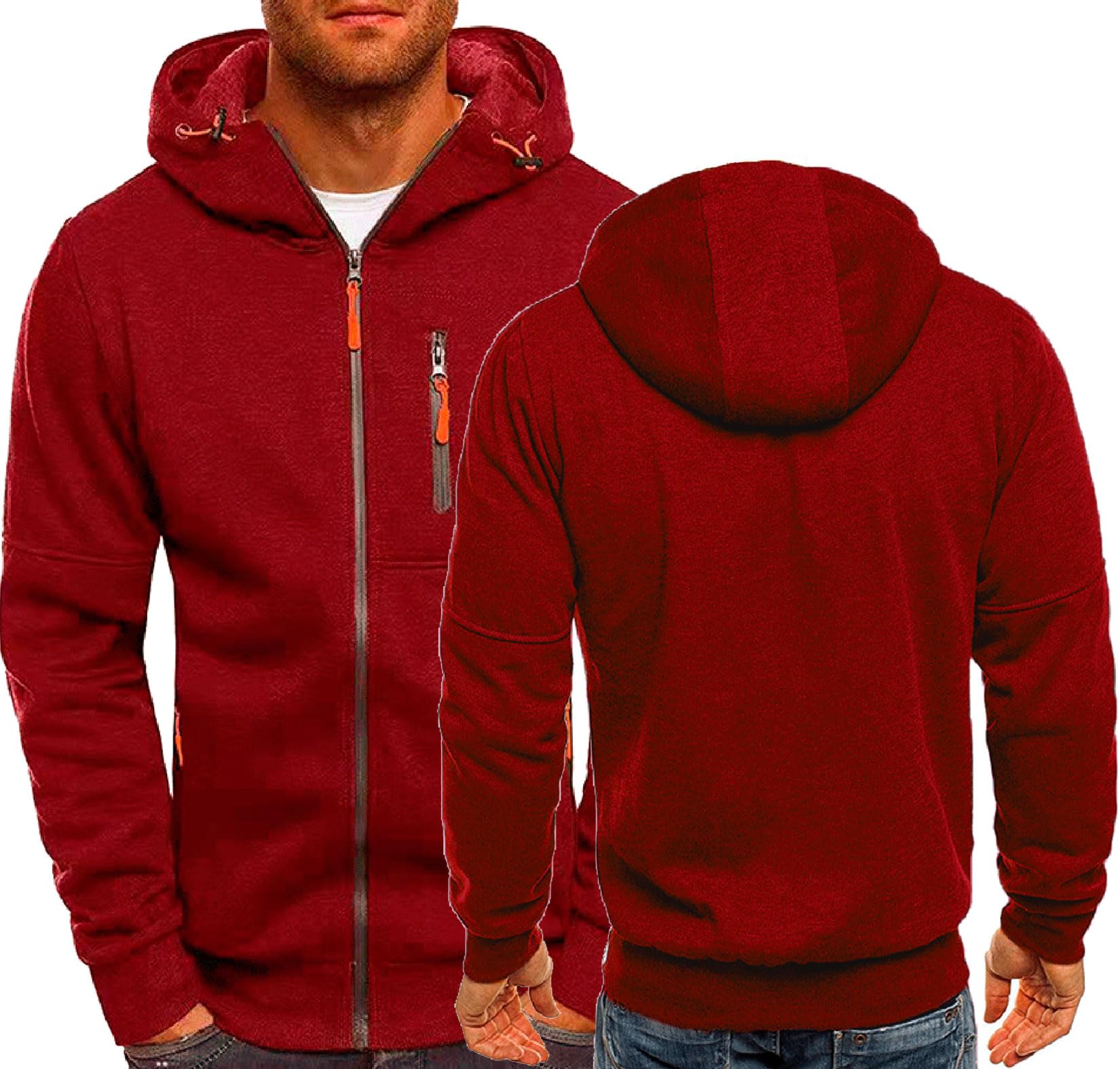 Sweat à Capuche Zippé Homme Scania - Poche Zippée Et à Rabat, Coupe Slim, Tissu Doux Et Respirant - 9