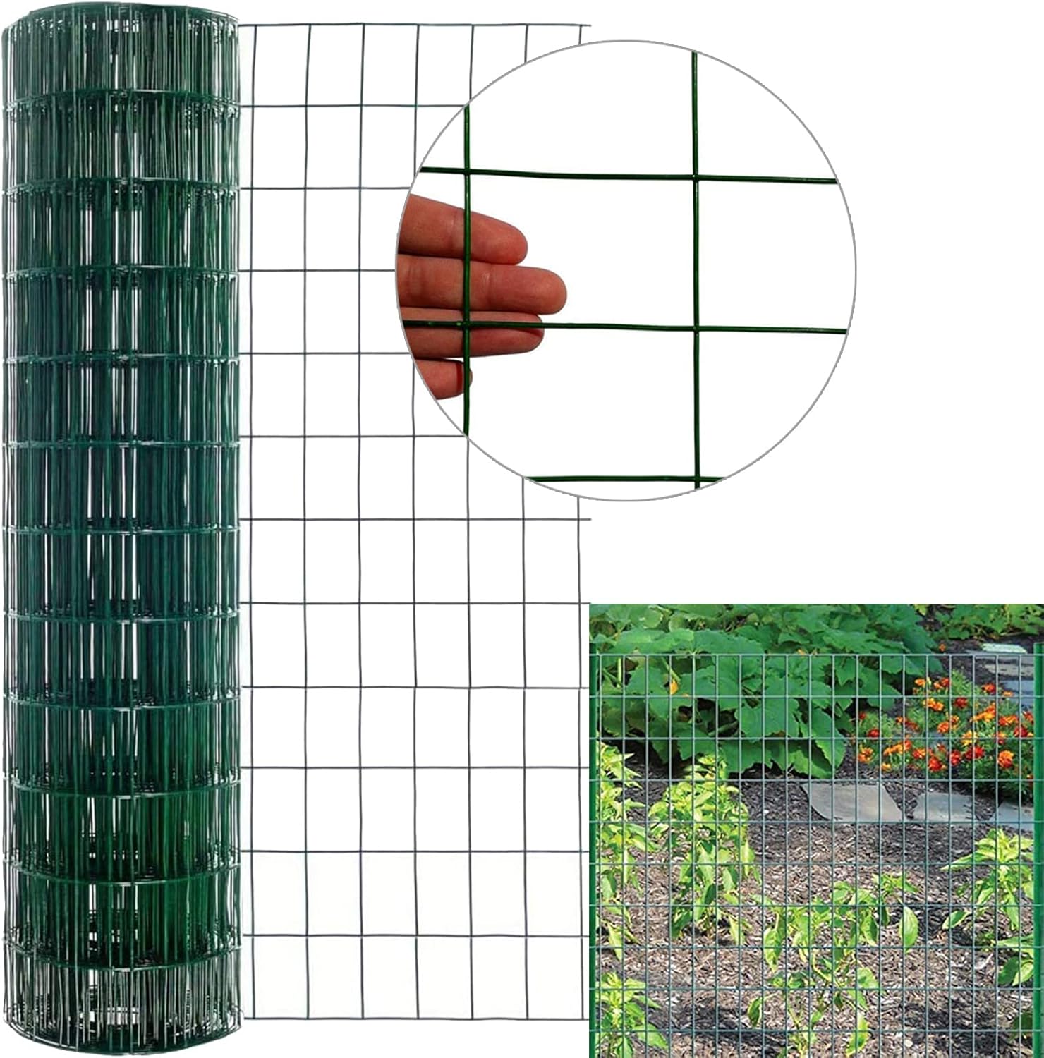 25 x 0,9M Gartenzaun Hühnerdraht Kaninchendraht Hasendraht Drahtzaun