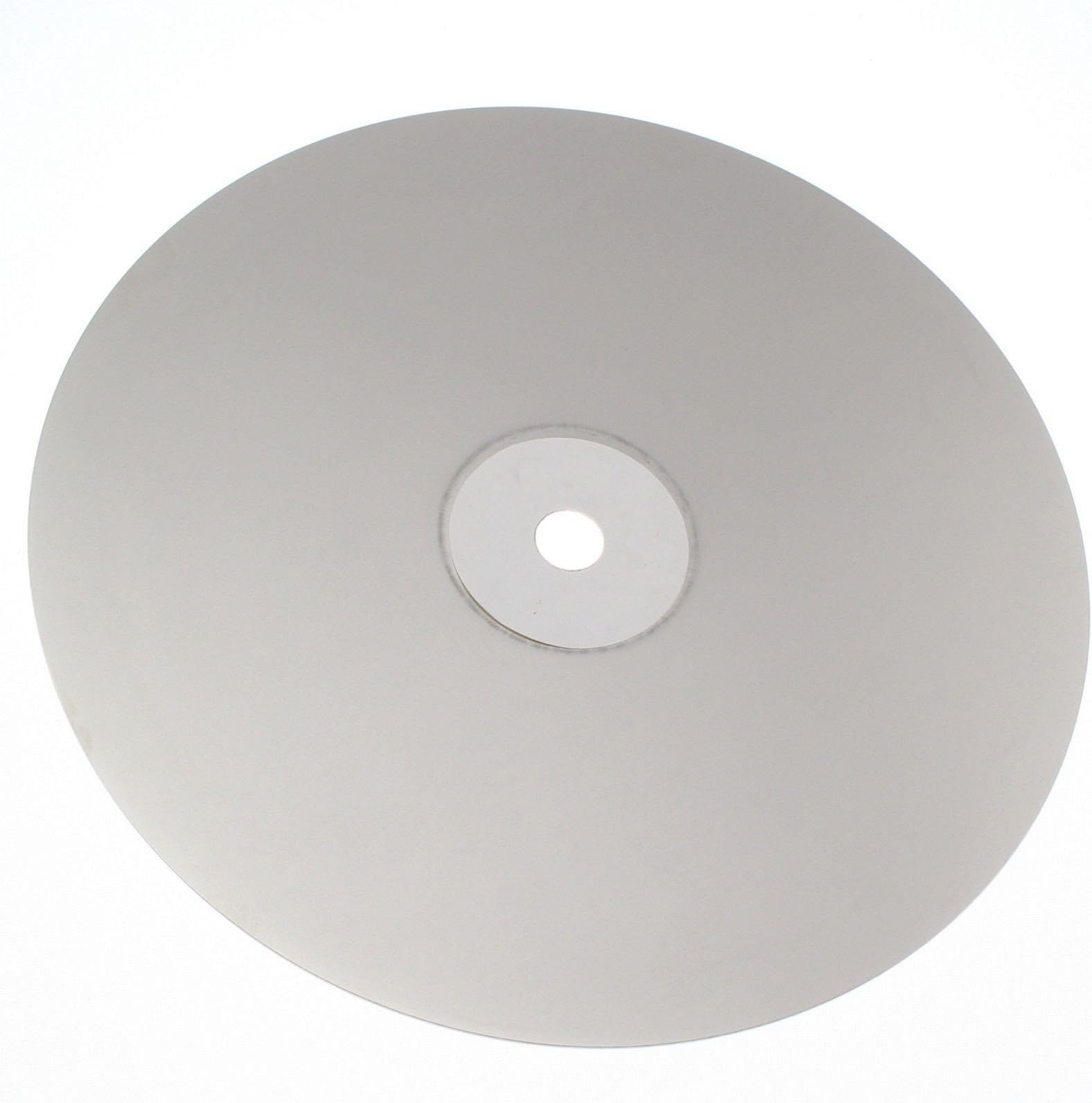 Drilax 8 Inch Diamond Flat Lap Disc 1200 Grit | 8" x 1/2" Arbor Hole | Single Sided Diamond Lapping Pre-Polishing Wheel for Lapidary, Gemstone, Glass, Stone Finishing | Solid Steel Base