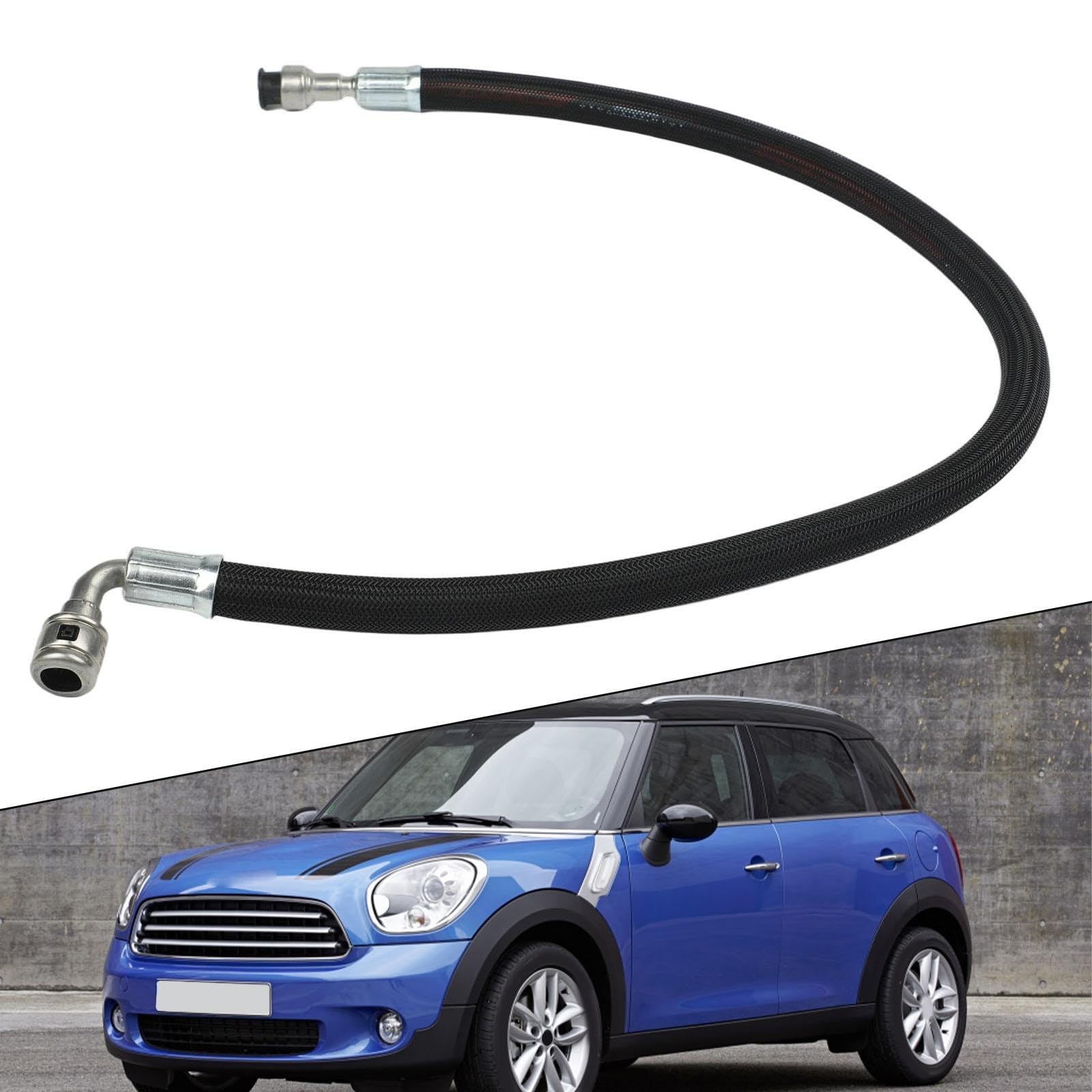 Tubo di alimentazione carburante per motori Mini R55 R56 R57 R58 R59 N14 N18, parte di ricambio in ABS nero 13537605189, manutenzione riparazione auto