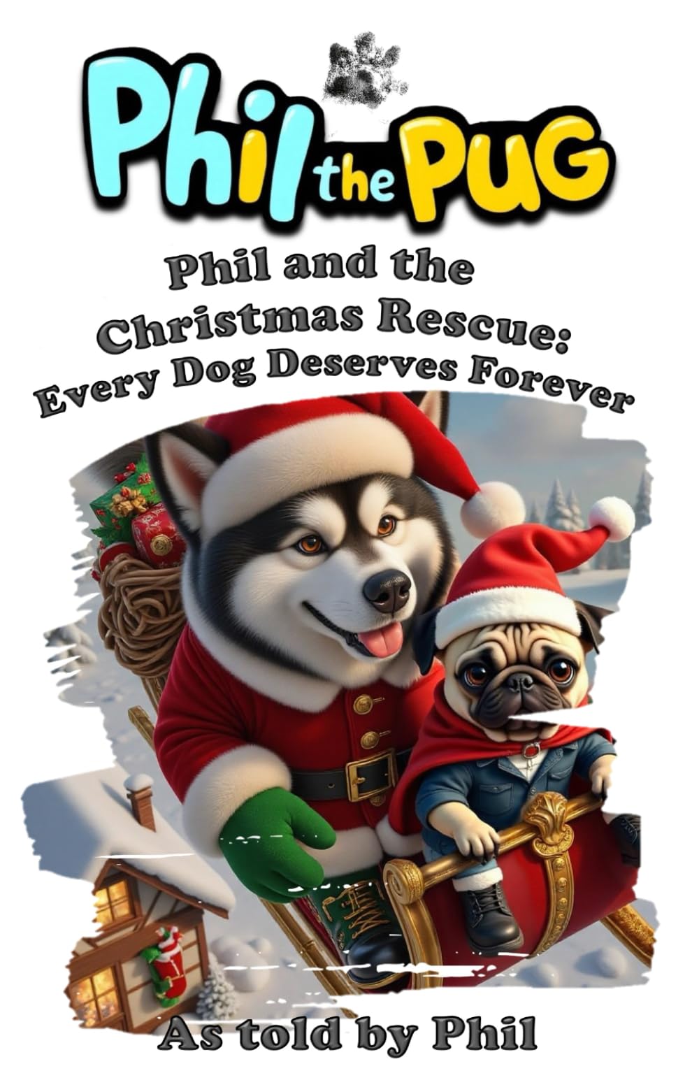 Phil the Pug - Phil and the Christmas Rescue: Every Dog Deserves Forever (The Adventures of Phil: A Pug's Tale)