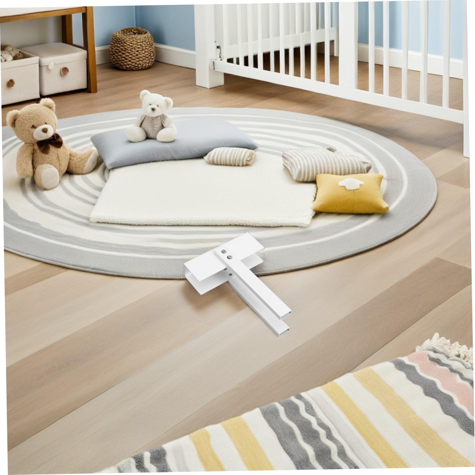 Lurrose 2piezas Cerradura De Puerta De Acero Inoxidable Cerradura De Seguridad Infantil Para Armarios Unidades Pestillo Ajustable Para Puertas Plegables