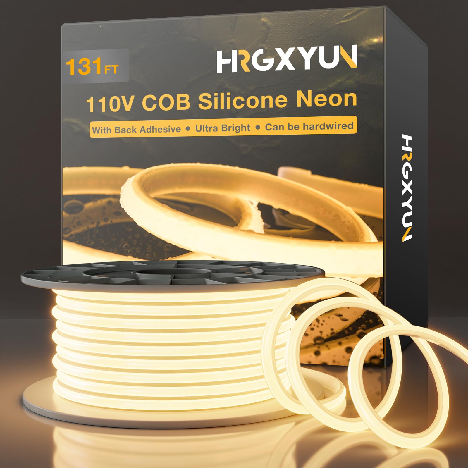 Striscia LED AC 230 V, bianco caldo, 5 m