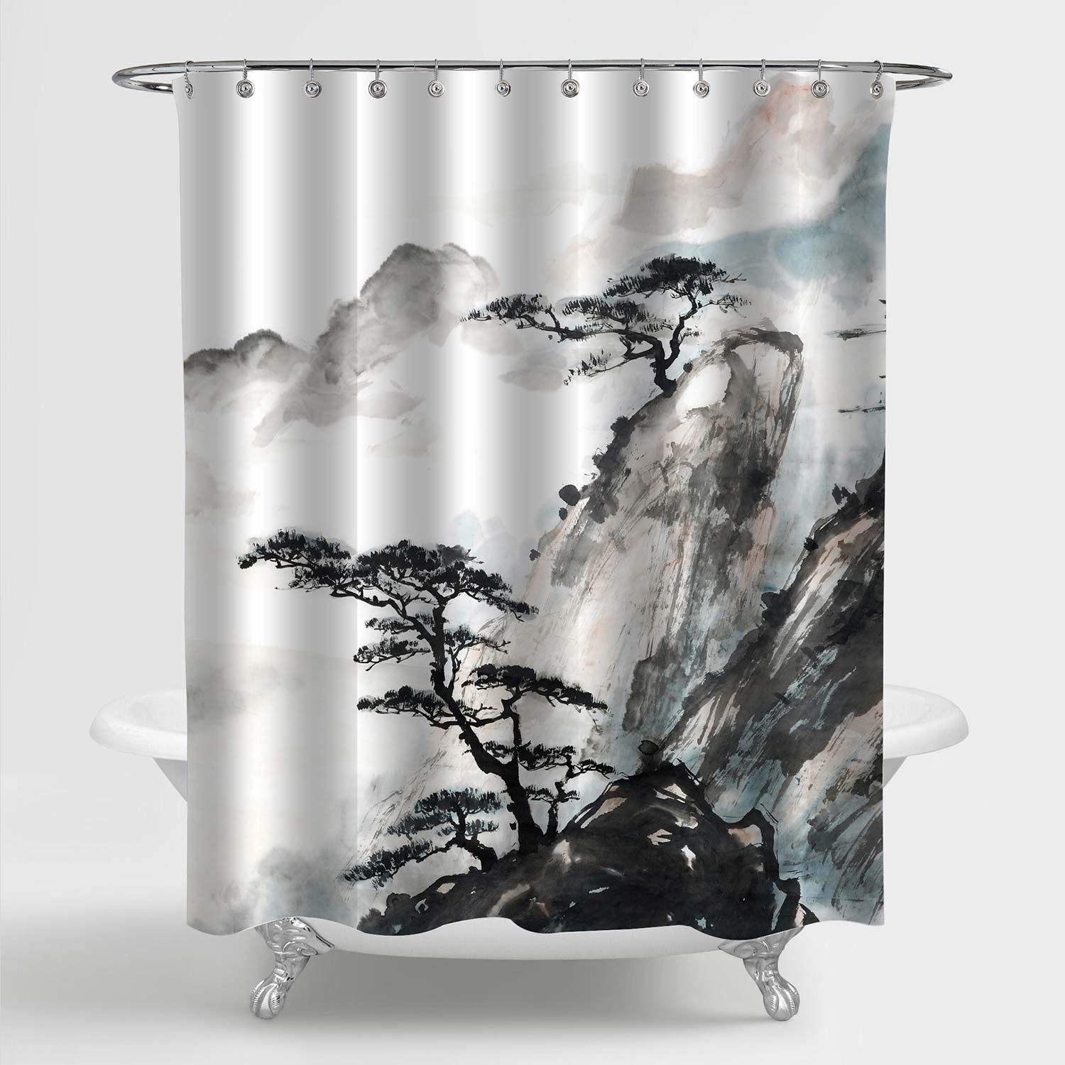 Traditional Shower Curtains Curtains & Drapes