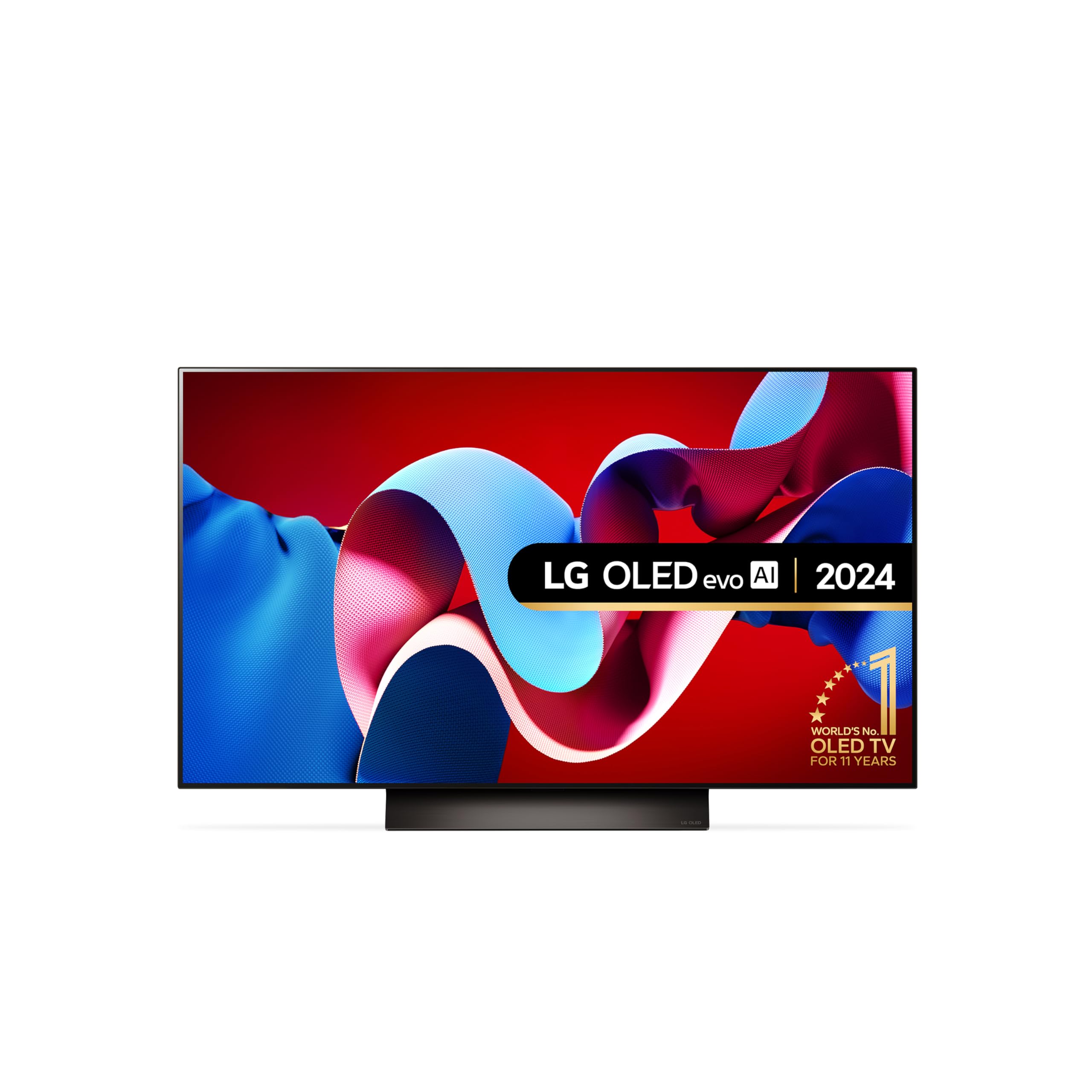 LG evo OLED48C44LA 48-Inch 4K UHD Smart TV, (α9 AI Processor Gen7, Dolby Atmos, Freeview Play and Amazon Alexa, 120Hz), Umber Brown [Model 2024]