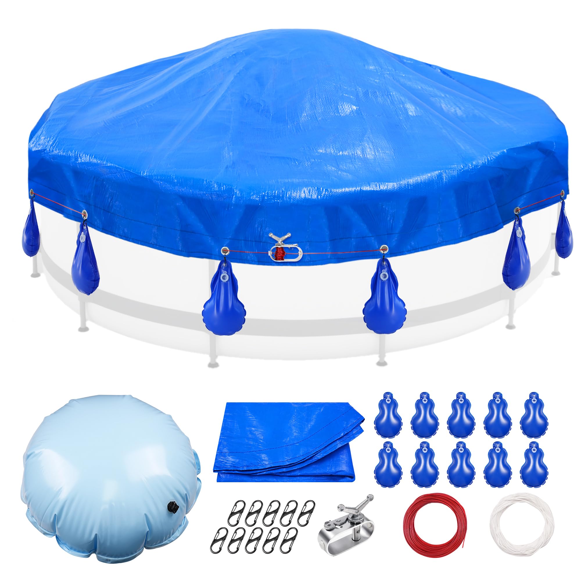Desunqin Round Pool Cover Kit — 15'