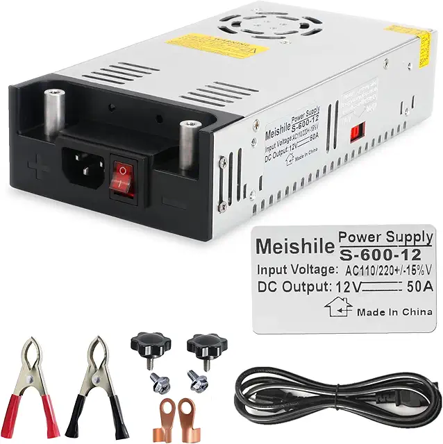 Imagen relacionada con CC 12V 50A 600W Fuente alimentación conmutada DIY Actualizado 220V CA-CC 12 Volt 50 Amp SMPS Convertidor Adaptador corriente Transformador 10A 20A 25A 30A 40A